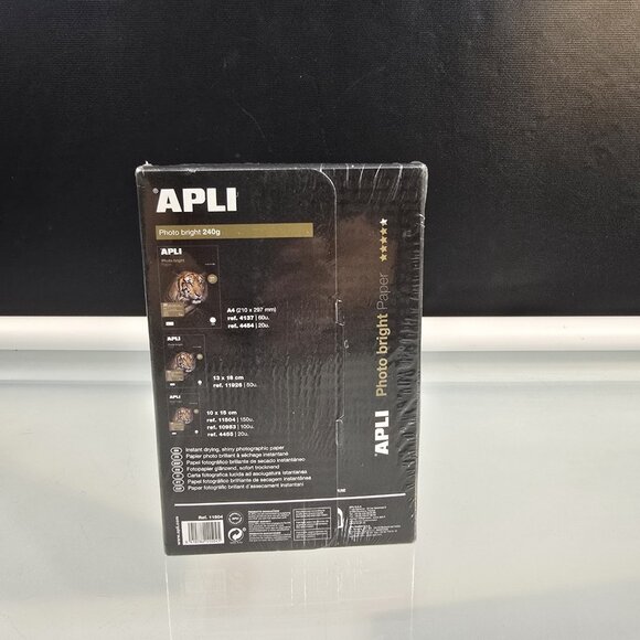 APLI Glossy Photo Paper 150 Sheets 4 x 6 Inch New in Box - Picture 3 of 6